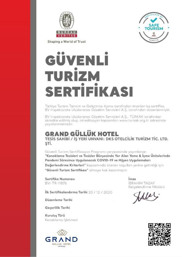 Grand Gulluk Hotel & Spa City Center Antalya Antália Exterior foto
